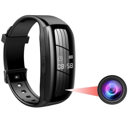Stylisches Armband mit Full HD Kamera 8GB