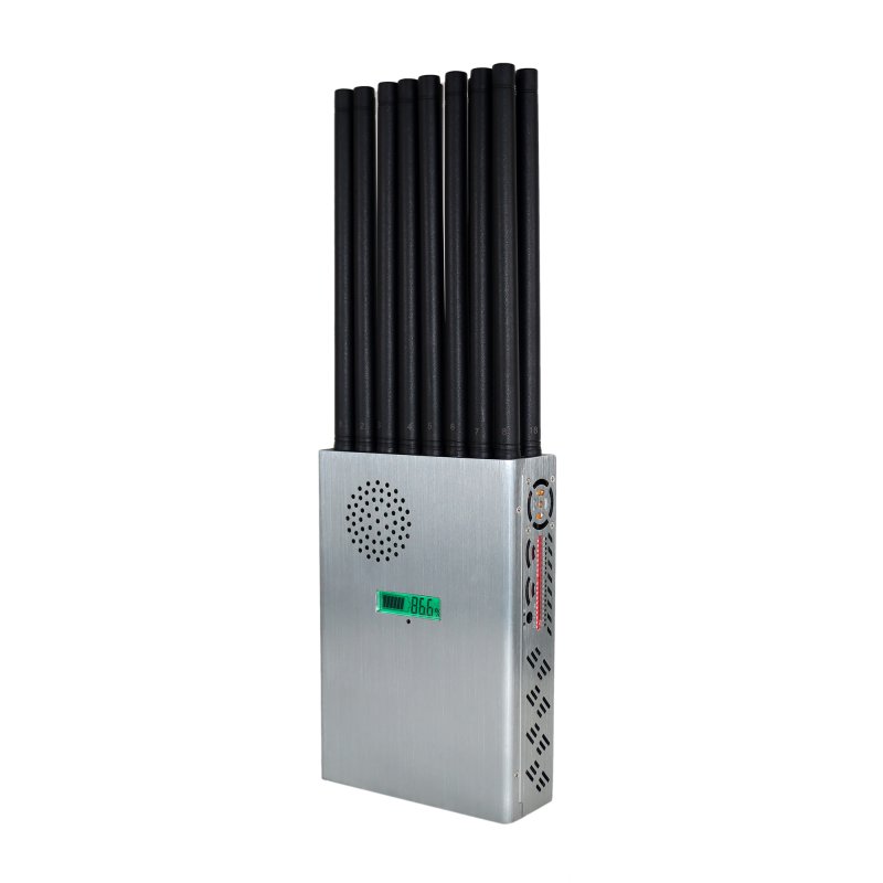 16 Antennen tragbarer Störsender 2G/CDMA/GSM/3G/4GLTE/Wi-Fi/Bluetooth2.4G/5G/ UHF/VHF Walkie-Talkie lojack/XM Radio/GPSL1-L5/RF433/434/315/868