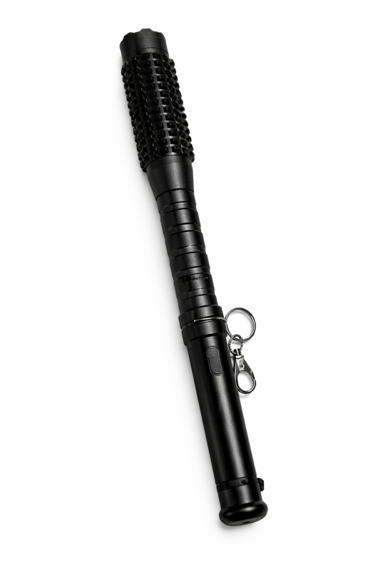 Elektroschocker mit Schlagstock und LED-Taschenlampe TW1118