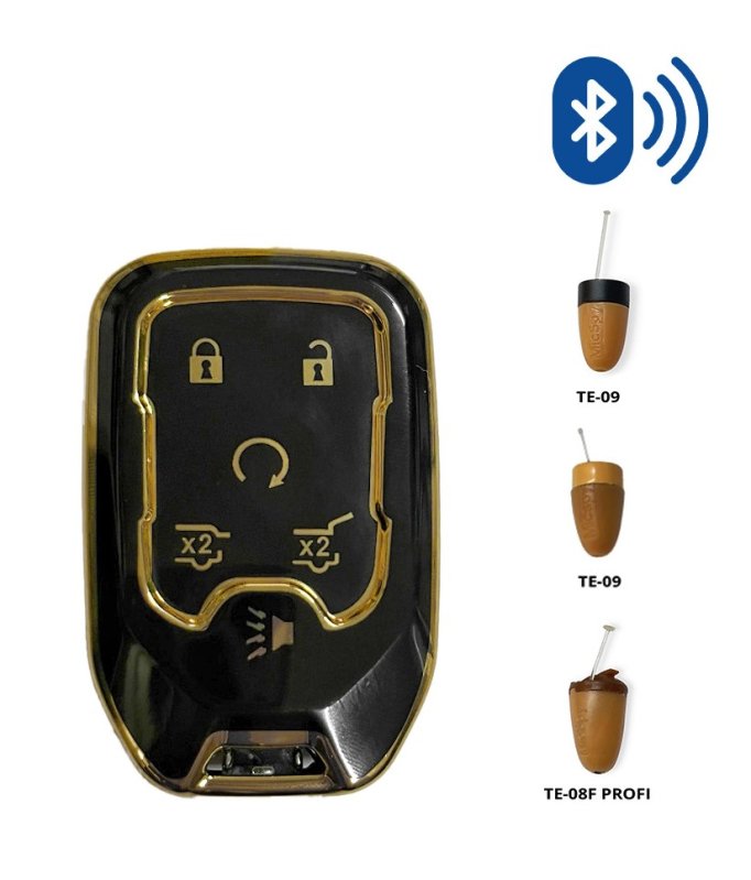 PROFI Bluetooth-Set im Autoschlüssel mit Spionage-Ohrhörer