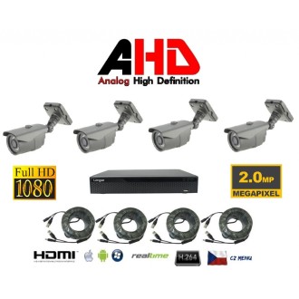 4 kanal Kamera Set 2Mpx 4AHD3