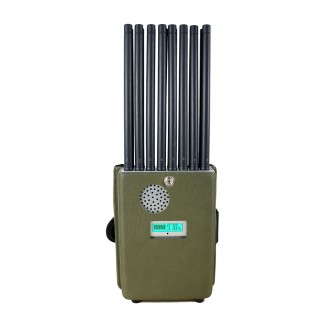 16 Antennen tragbarer Störsender 2G/CDMA/GSM/3G/4GLTE/Wi-Fi/Bluetooth2.4G/5G/ UHF/VHF Walkie-Talkie lojack/XM Radio/GPSL1-L5/RF433/434/315/868