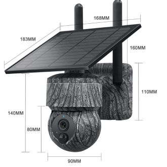 4G Solar PTZ-Drehbare Überwachungskamera