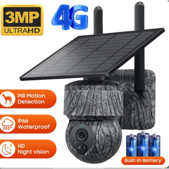 4G Solar PTZ-Drehbare Überwachungskamera