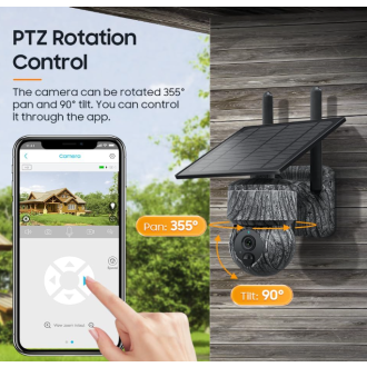 4G Solar PTZ-Drehbare Überwachungskamera