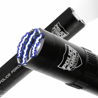 Taschenlampe mit Elektroschocker POLICE FORCE