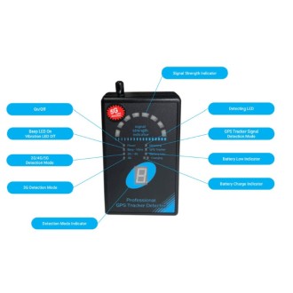 Professioneller Detektor für GPS-Tracker und versteckte magnetische Geräte