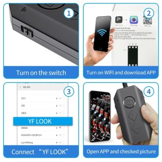 Inspektionskamera mit Dual-WiFi, Full HD Y17