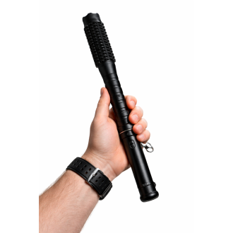 Elektroschocker mit Schlagstock und LED-Taschenlampe TW1118