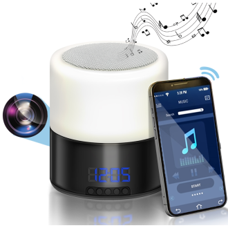Wi-Fi-Kamera im Bluetooth-Lautsprecher mit Bewegungserkennung und Nachtlicht