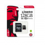128 GB Speicher Micro SD-Karte Kingston + SD Adapter, CLASS 10