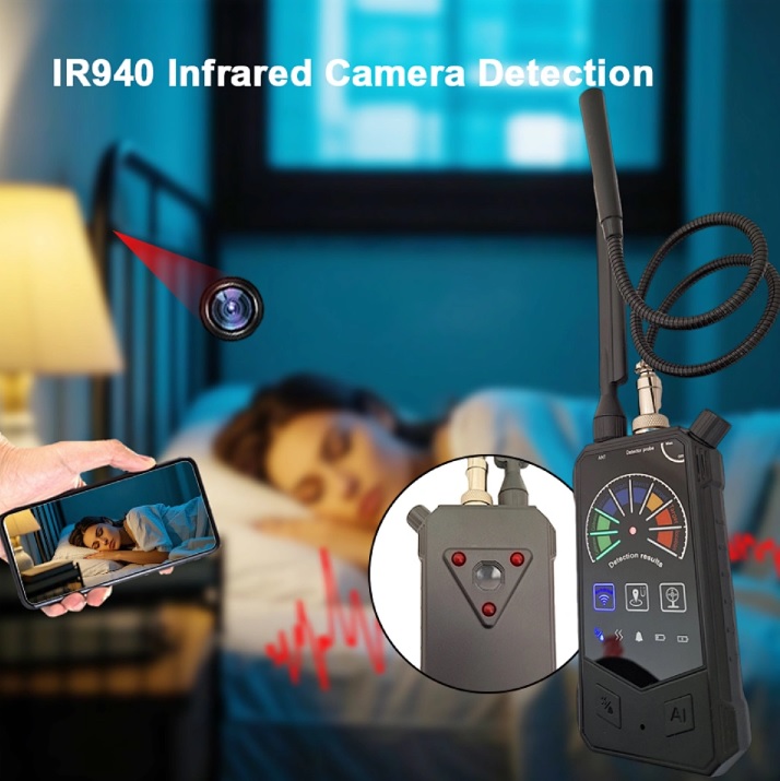 detektor skrytých kamier